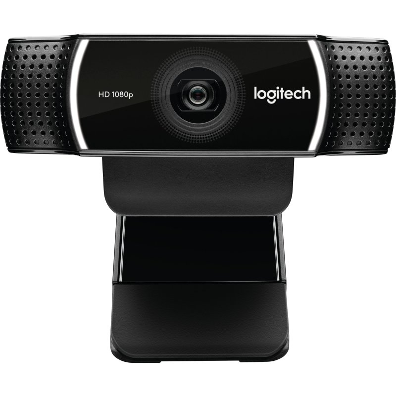 LOGITECH C922 PRO STREAM WEBCAM BLACK FOR HIGH-QUALITY VIDEO RECORDING