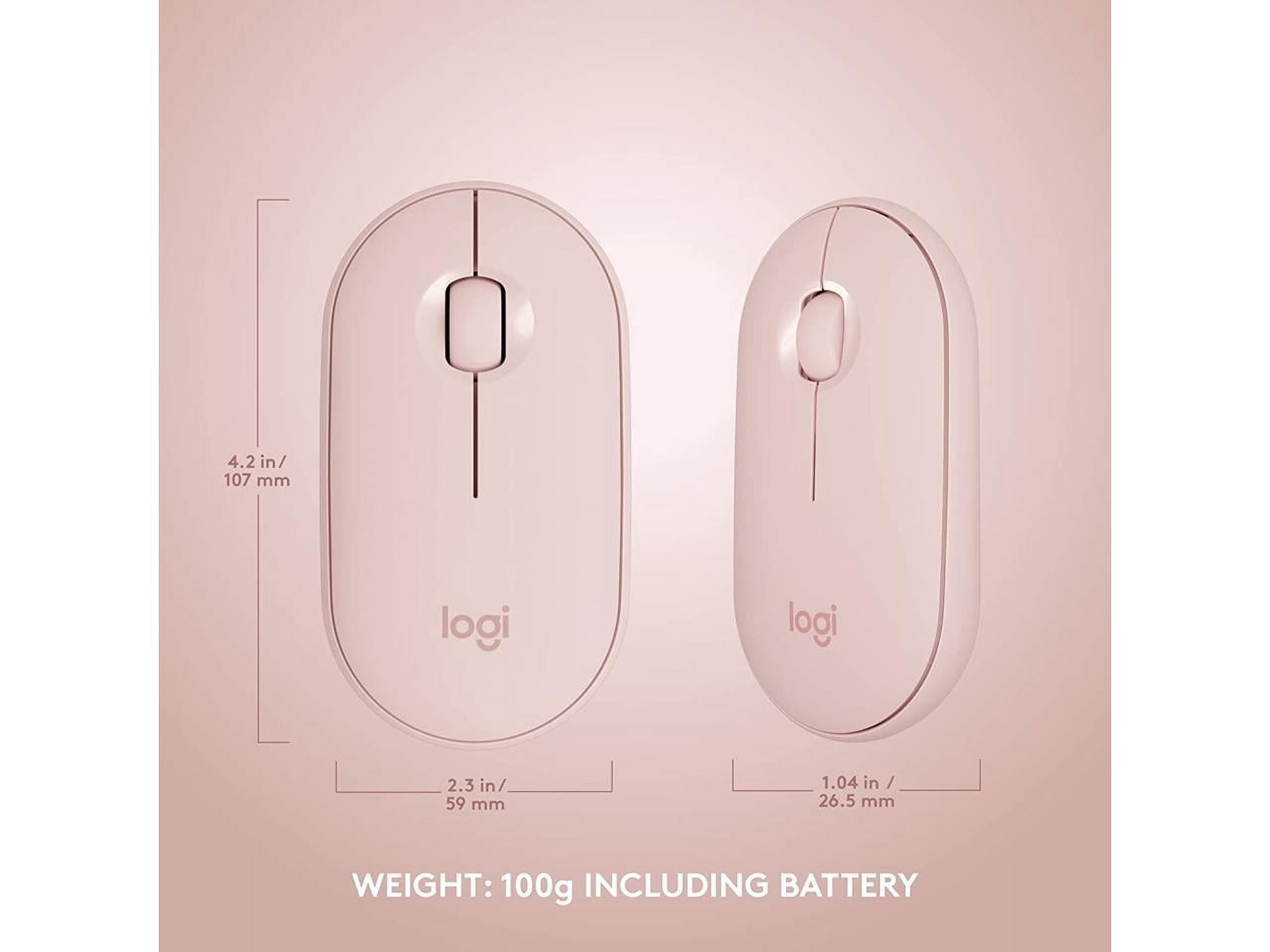 LOGITECH MK470 SLIM ROSE WIRELESS KEYBOARD AND MOUSE COMBO