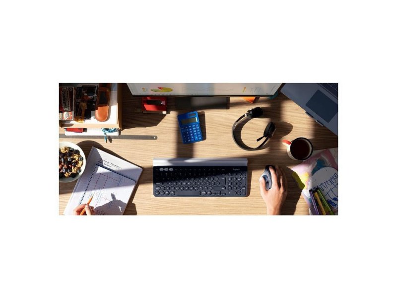 LOGITECH ERGO M575 WIRELESS TRACKBALL MOUSE EASY THUMB CONTROL PRECISION SMOOTH TRACKING ERGONOMIC COMFORT DESIGN WINDOWS PC MAC BLUETOOTH USB GRAPHITE.