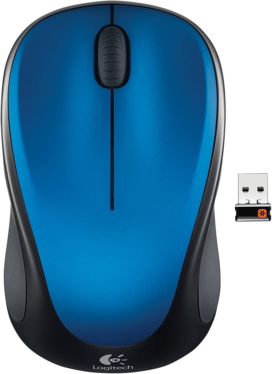 LOGITECH 910-002901 WIRELESS MOUSE M317 UNIFYING RECEIVER STEEL BLUE BY AMERIKASEPETIM