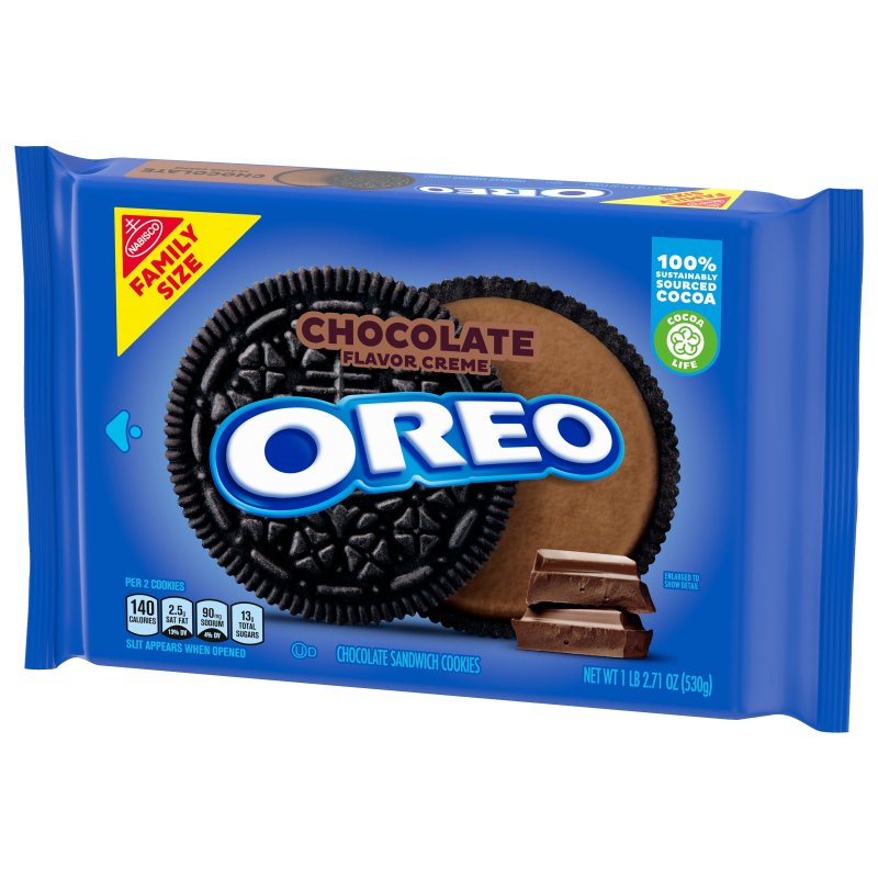 OREO DOUBLE STUF CHOCOLATE CREAM FLAVOR COOKIES