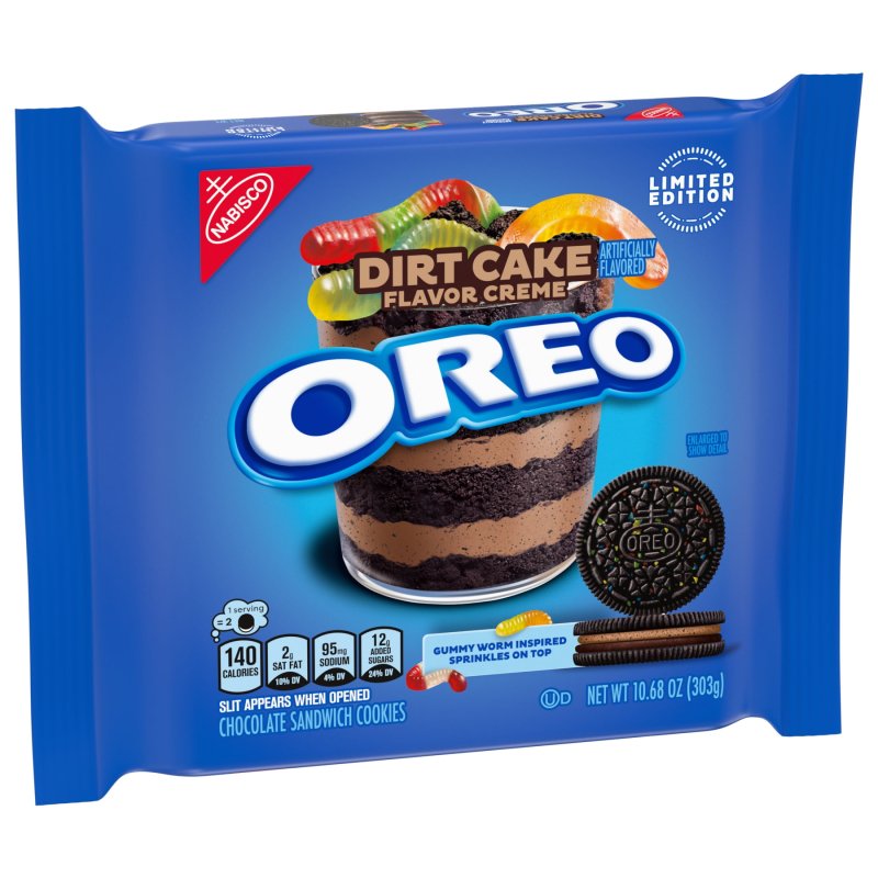 OREO LIMITED EDITION OREO DIRT CAKE CHOCOLATE SANDWICH COOKIES
