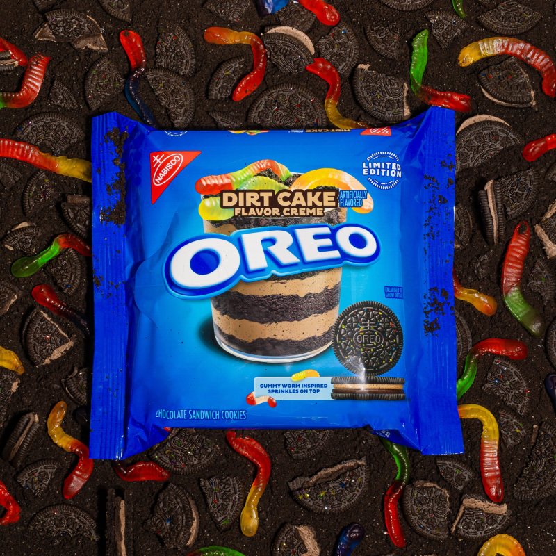 OREO LIMITED EDITION OREO DIRT CAKE CHOCOLATE SANDWICH COOKIES