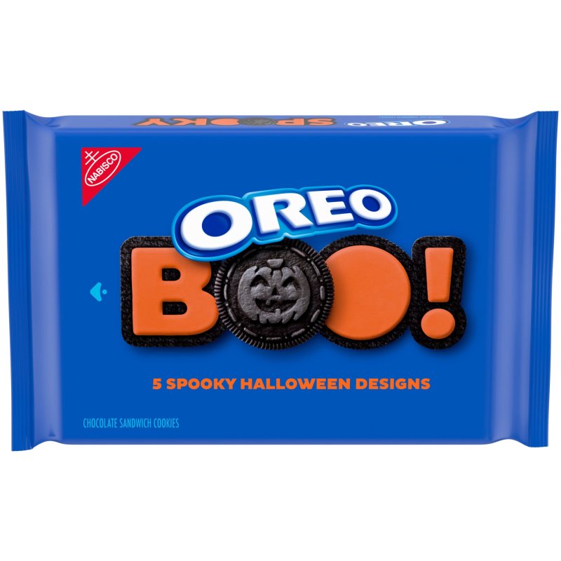 OREO ORANGE CREME CHOCOLATE SANDWICH COOKIES LIMITED EDITION 18.71 OZ HALLOWEEN COOKIES