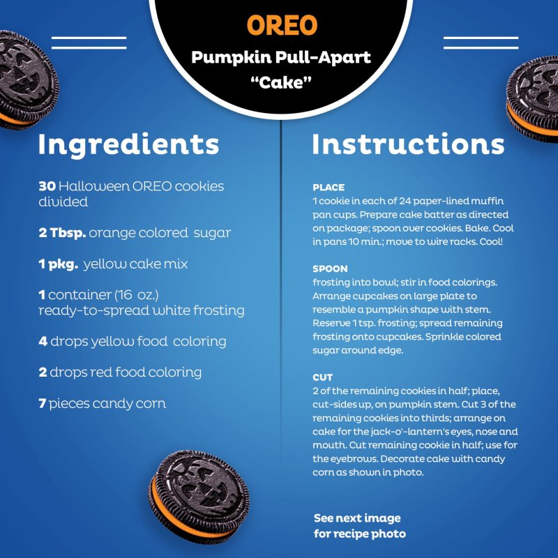 OREO ORANGE CREME CHOCOLATE SANDWICH COOKIES LIMITED EDITION 18.71 OZ HALLOWEEN COOKIES