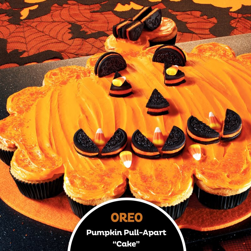 OREO ORANGE CREME CHOCOLATE SANDWICH COOKIES LIMITED EDITION 18.71 OZ HALLOWEEN COOKIES