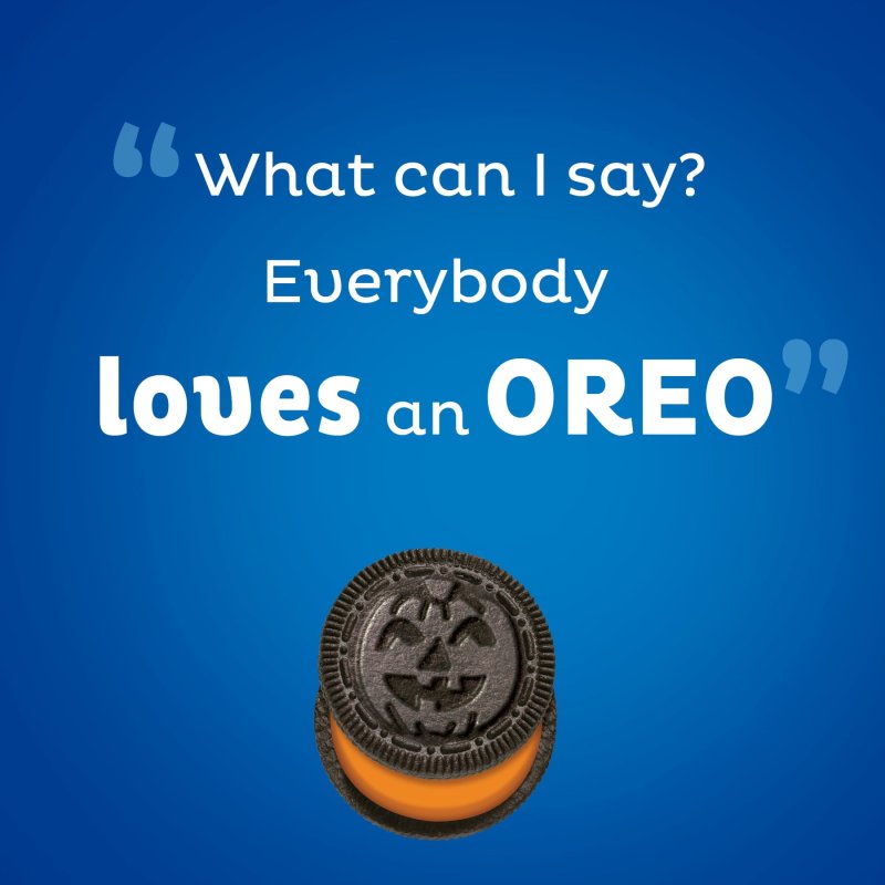 OREO ORANGE CREME CHOCOLATE SANDWICH COOKIES LIMITED EDITION 18.71 OZ HALLOWEEN COOKIES