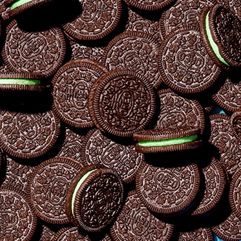 OREO MINT CREME CHOCOLATE SANDWICH COOKIES PARTY SIZE