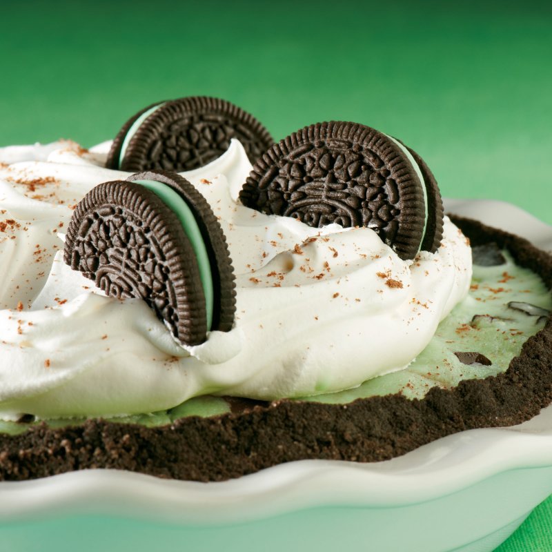 OREO MINT CREME CHOCOLATE SANDWICH COOKIES PARTY SIZE