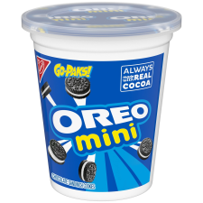 OREO MINI CHOCOLATE SANDWICH COOKIES GO-PAKS 3.5 OZ CUP
