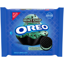 OREO LIMITED EDITION OREO MINT CHIP CHOCOLATE SANDWICH COOKIES