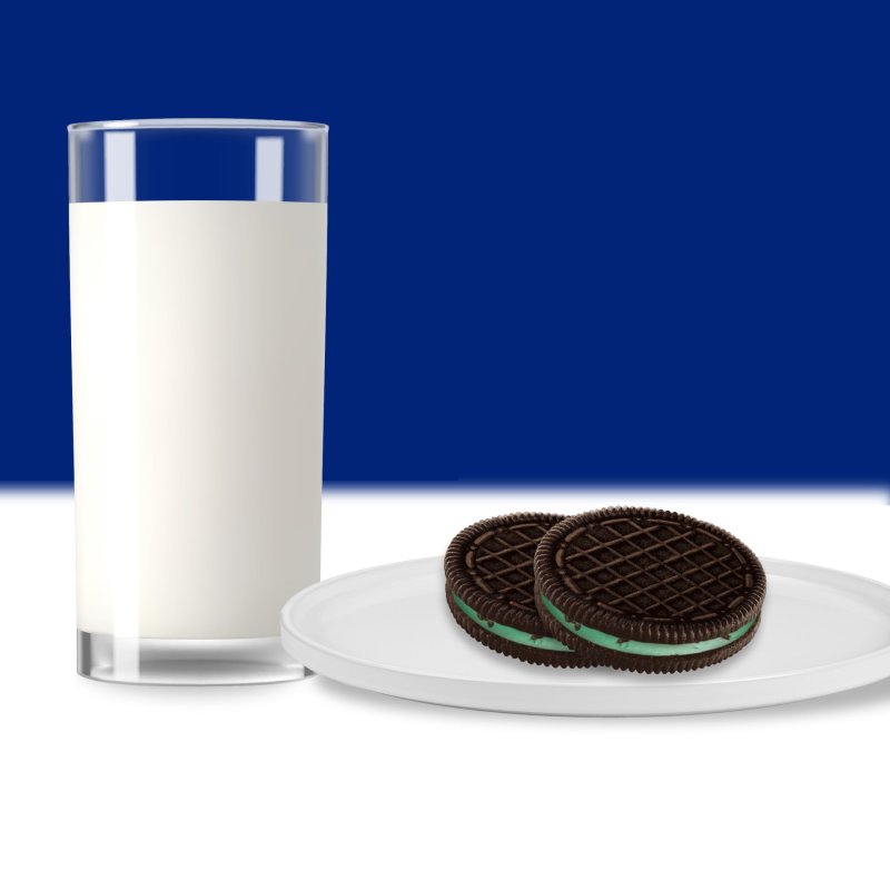 OREO LIMITED EDITION OREO MINT CHIP CHOCOLATE SANDWICH COOKIES