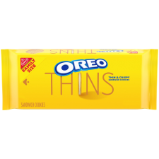OREO THINS GOLDEN SANDWICH COOKIES 1 - 13.1 OZ FAMILY SIZE PACK