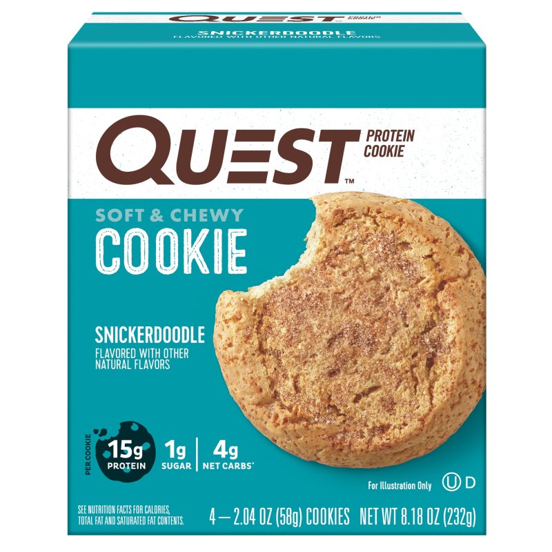 HIGH PROTEIN SNICKERDOODLE QUEST PROTEIN COOKIE 4 COUNT