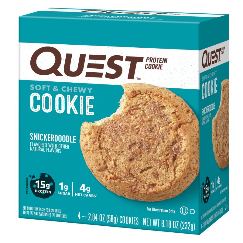 HIGH PROTEIN SNICKERDOODLE QUEST PROTEIN COOKIE 4 COUNT
