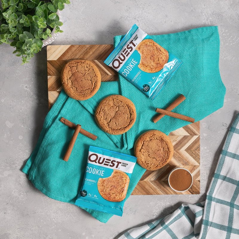 HIGH PROTEIN SNICKERDOODLE QUEST PROTEIN COOKIE 4 COUNT