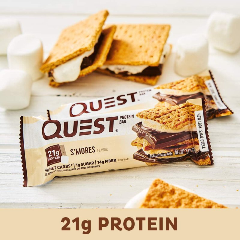 QUEST PROTEIN BAR S'MORES 1 COUNT 2.12 OZ BAR