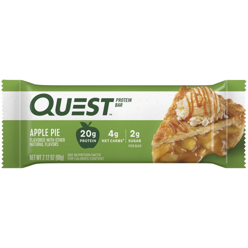 QUEST PROTEIN BARS LOW SUGAR HIGH PROTEIN APPLE PIE 12 COUNT