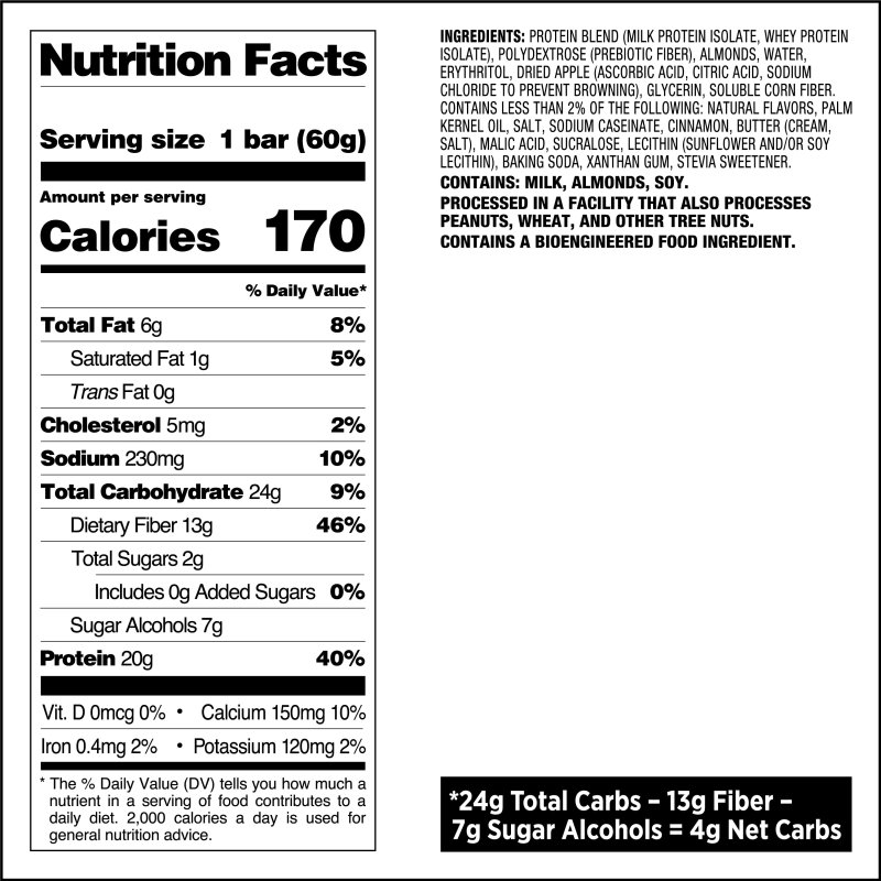 QUEST PROTEIN BARS LOW SUGAR HIGH PROTEIN APPLE PIE 12 COUNT