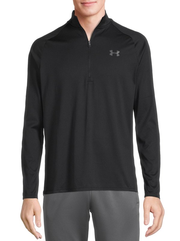 UNDER ARMOUR MEN'S BIG MEN'S UA TECH HALF ZIP PULLOVER LONG SLEEVES 2XL SIZES
