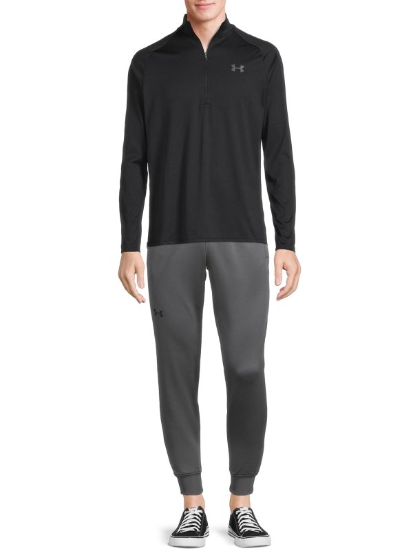 UNDER ARMOUR MEN'S BIG MEN'S UA TECH HALF ZIP PULLOVER LONG SLEEVES 2XL SIZES