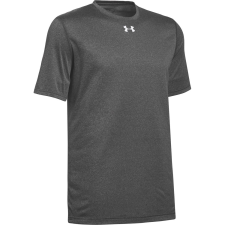 UNDER ARMOUR MEN'S LOCKER 2.0 SHIRT CARBON HEATHER SILVER LG