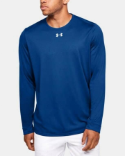 UNDER ARMOUR MEN'S UA 2.0 LONG SLEEVE LOCKER TEE 1305776-400 ROYAL BLUE