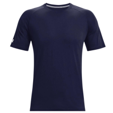UNDER ARMOUR MENS ATHLETICS SHORT SLEEVE TEE MIDNIGHT NAVY SIZE L