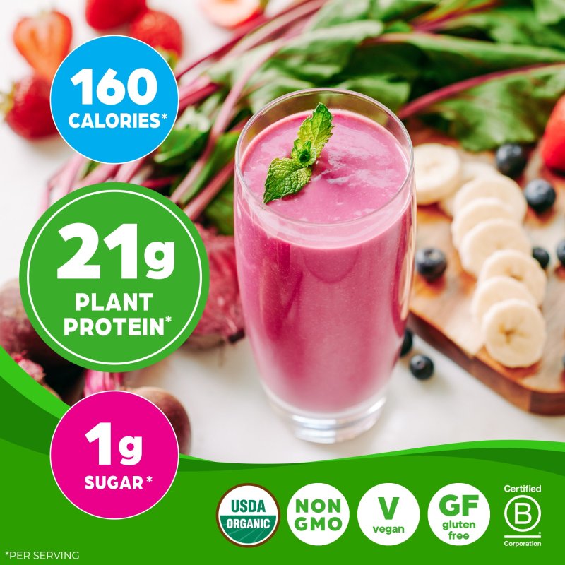 ORGAIN ORGANIC VEGAN 21G PROTEIN 50 SUPERFOODS POWDER PLANT BASED SHAKE VANILLA BEAN 2.02LB