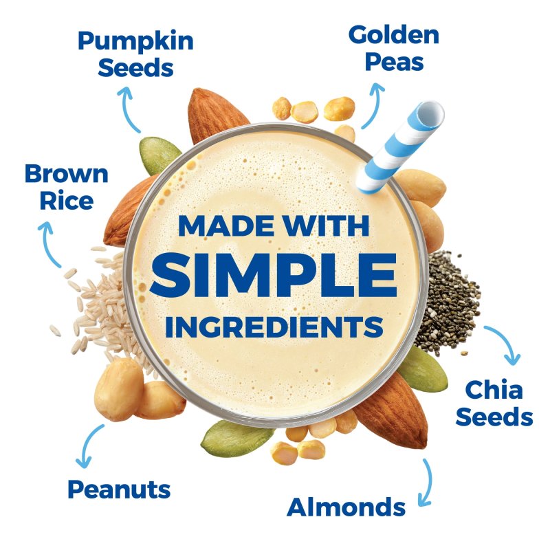 ORGAIN SIMPLE ORGANIC VEGAN 20G PROTEIN POWDER PLANT BASED NON-GMO VANILLA 1.25LB