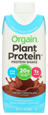 ORGAIN CREAMY CHOCOLATE PLANT BASED PROTEIN SHAKE 11 FLUID OUNCES