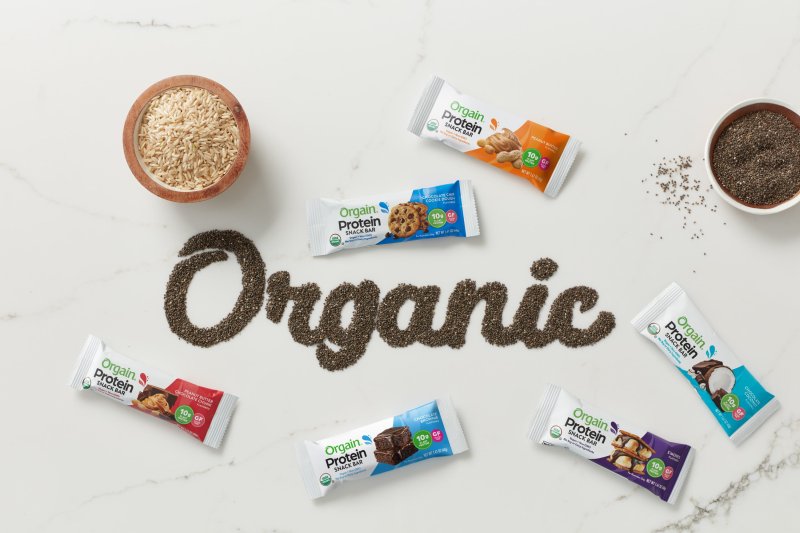ORGAIN CHOCOLATE BROWNIE PLANT BASED PROTEIN SNACK BARS 16.9OZ 12CT