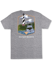 COLUMBIA MENS PFG LOGO CREWNECK GRAPHIC T-SHIRT