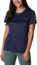 COLUMBIA WOMEN'S NOCTURNAL LARGE HIKE SHORT SLEEVE CREW
