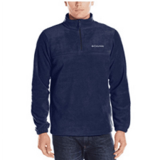 COLUMBIA 1620191 MENS STEENS MOUNTAIN HALF ZIP FLEECE JACKET L NAVY BLUE SIZE