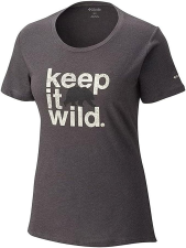COLUMBIA WOMEN'S OUTDOOR ELEMENTS GRAPHIC PRINT TOP SIZE XS
