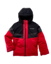 COLUMBIA BOYS LIGHTNING LIFT II JACKET SIZE M RED COLOR