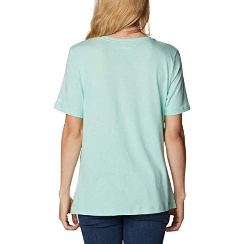 COLUMBIA WOMEN'S PLUS SIZE BLUEBIRD DAY V-NECK TOP 2X FOR ACTIVE COMFORT