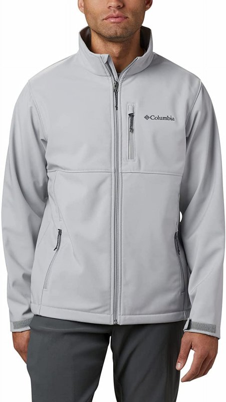 COLUMBIA GREY COLUMBIA MEN'S ASCENDER SOFTSHELL JACKET XL