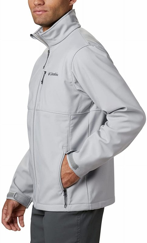 COLUMBIA GREY COLUMBIA MEN'S ASCENDER SOFTSHELL JACKET XL