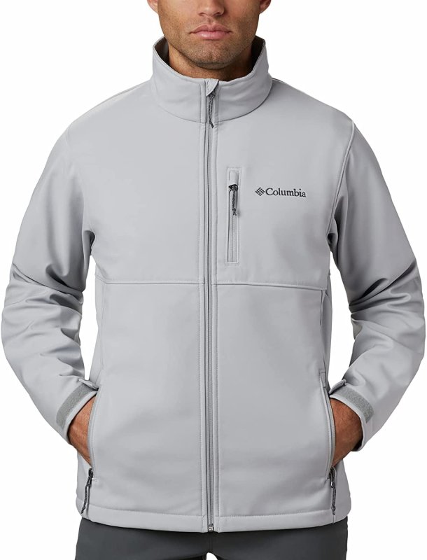 COLUMBIA GREY COLUMBIA MEN'S ASCENDER SOFTSHELL JACKET XL