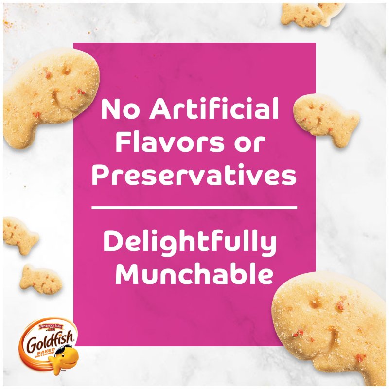 GOLDFISH VANILLA CUPCAKE CRACKERS SNACK 6.6 OZ BAG