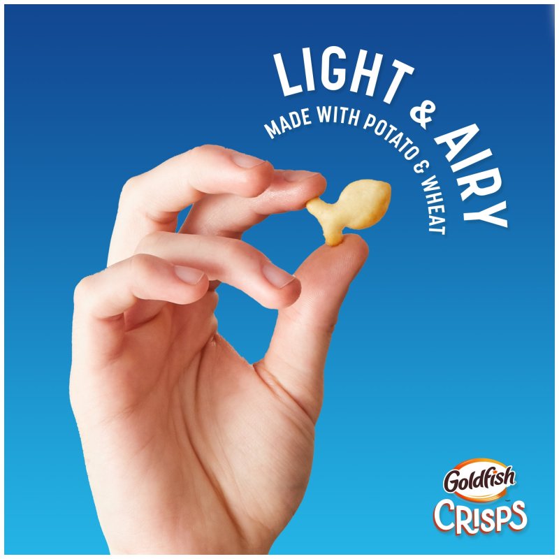 GOLDFISH CRISPS SALT VINEGAR FLAVORED BAKED CHIP CRACKERS 6.25 OZ BAG FOR AMERIKASEPETIM