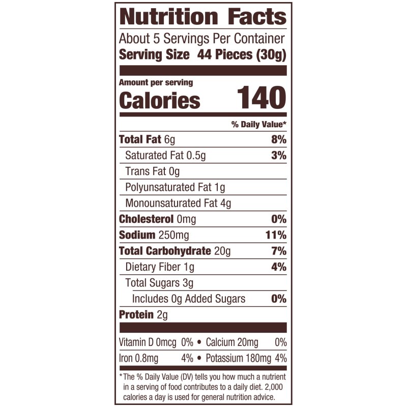 GOLDFISH CRISPS SALT VINEGAR FLAVORED BAKED CHIP CRACKERS 6.25 OZ BAG FOR AMERIKASEPETIM