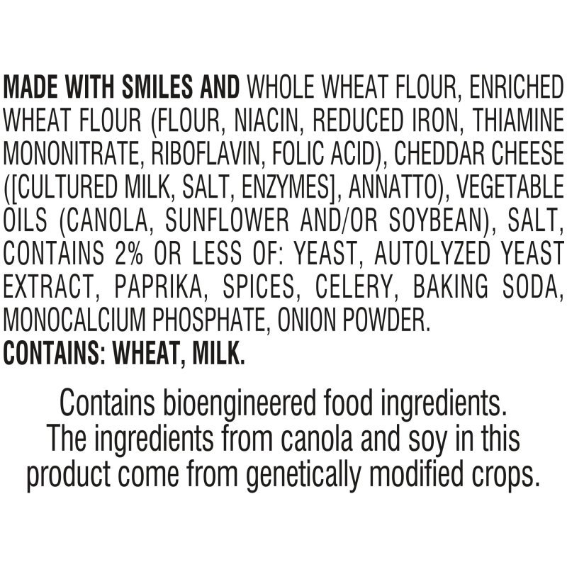 GOLDFISH CHEDDAR CHEESE CRACKERS BAKED WITH WHOLE GRAIN 27.3 OZ CARTON