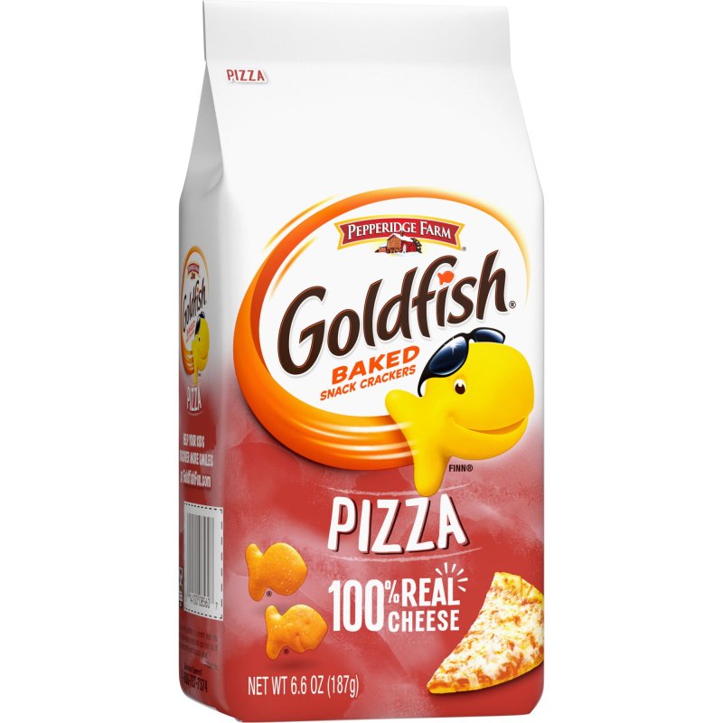 GOLDFISH PIZZA SNACK CRACKERS 6.6 OZ BAG