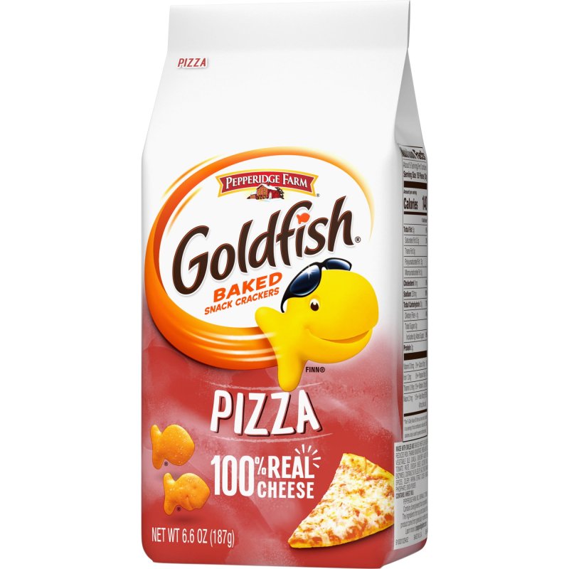 GOLDFISH PIZZA SNACK CRACKERS 6.6 OZ BAG