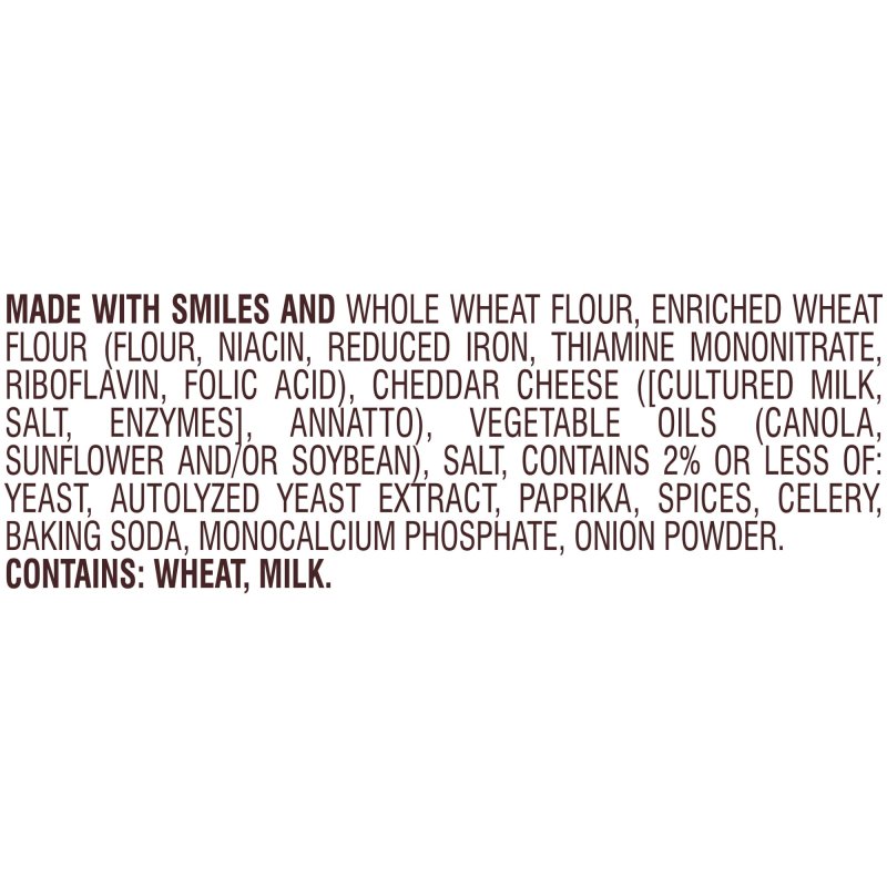 PEPPERIDGE FARM GOLDFISH CHEDDAR WHOLE GRAIN BAKED CRACKERS 6.6 OZ BAG