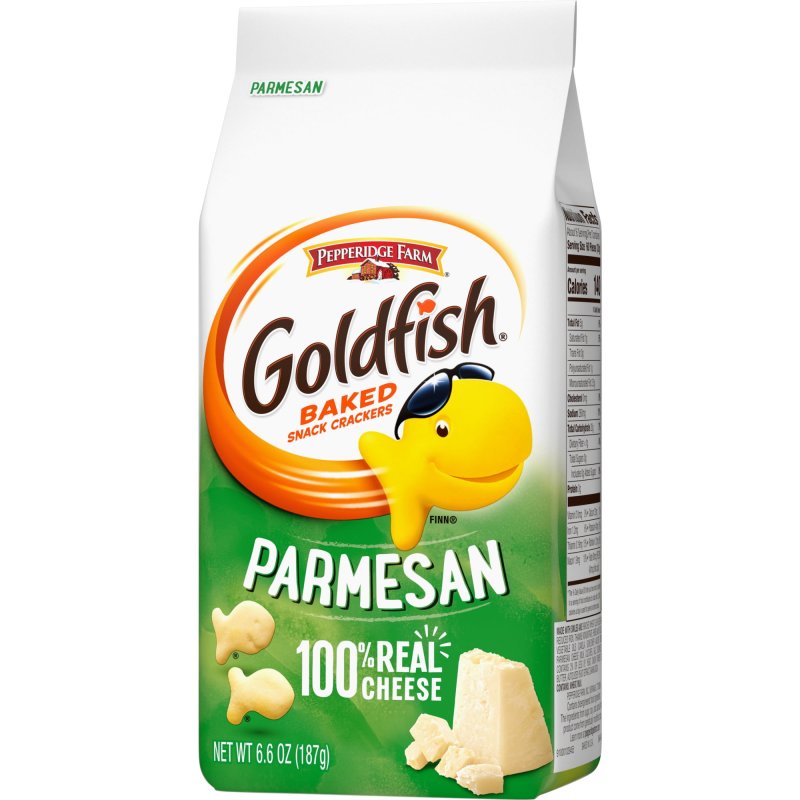 GOLDFISH PARMESAN SNACK CRACKERS 6.6 OZ BAG