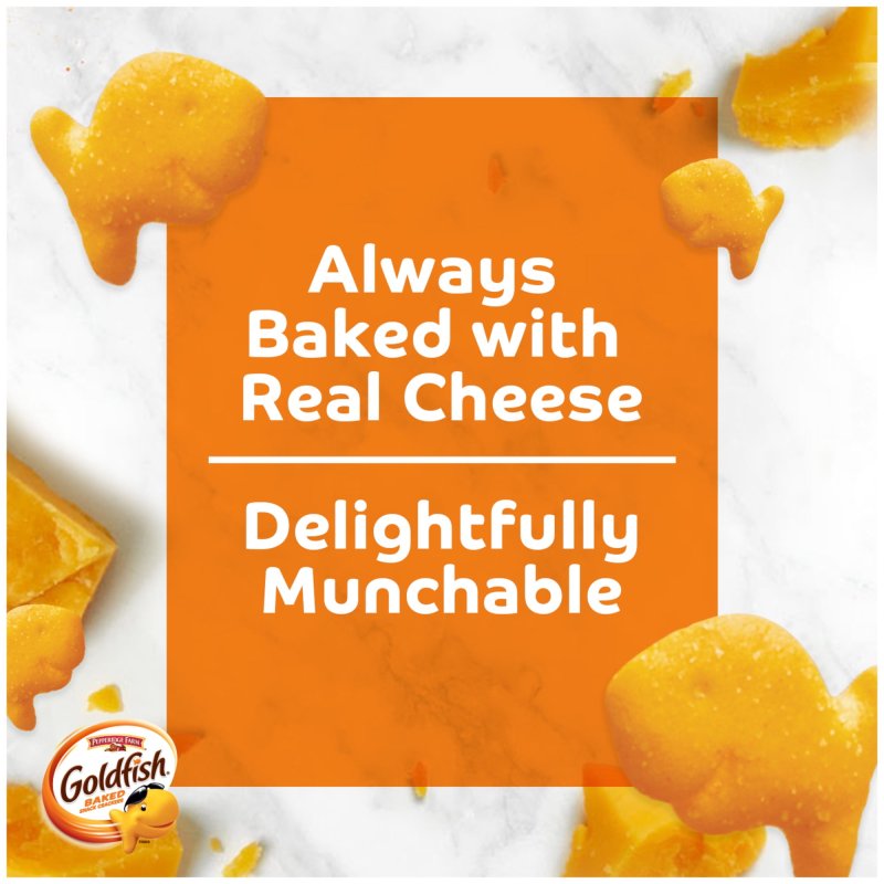 GOLDFISH FAMILY FAVES CHEDDAR COLORS AND BABY CRACKERS SNACK PACK